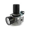 1/4" NPT Heavy Duty Air Compressor Pressure Regulator with Gauge