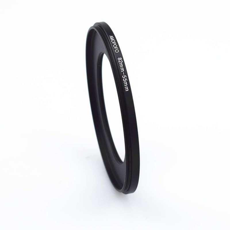 82 mm - 55 mm step-down rings filter adapter ring