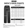 33,000ft 33,000ft Men's Rain Pants, Waterproof Rain Over Pants, Windproof