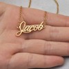 Aoloshow Jacob Name Necklace Stainless Steel Letter NecklaceChristmas Gift