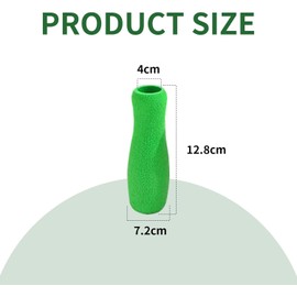 Myuiao 6 Pcs Foam Pencil Grips, Colour Special Supplies Foam Pencil Grips Soft for Adults, Paint Brush Holder Ergonomic Open Slip Insert Pen Right Left-Handed Use for Handwriting, Drawing, Crafts