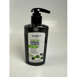 Simply U Clarifying Charcoal Facial Cleanser Oil Free 6.77fl.oz (Lot of 2) New