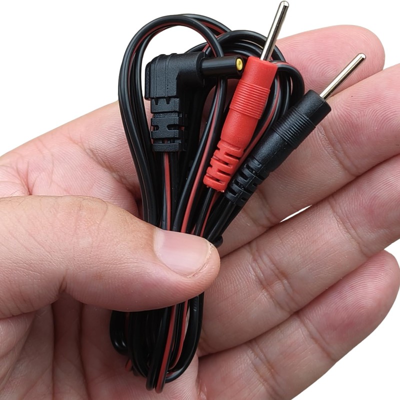 TENS Unit Electrodes Lead Wires: 3 Pieces BesCable 2mm Pin