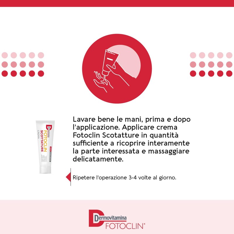 Dermovitamina Fotoclin Scottature Crema - Crema per il Trattamento di