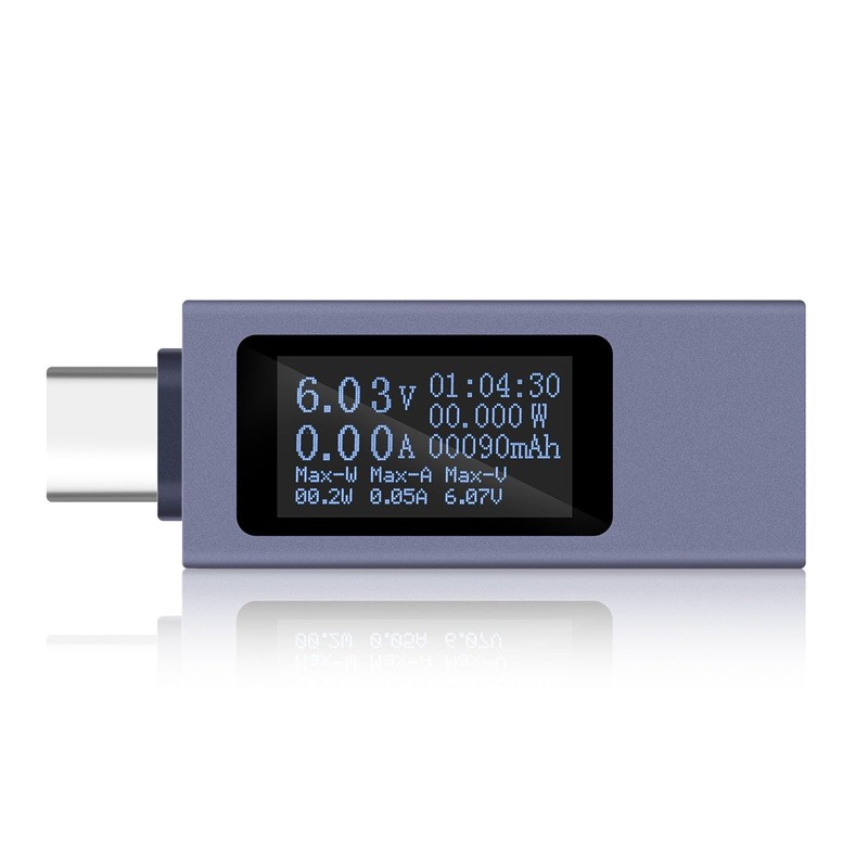 USB C Tester Heemol Meter Meter Phone Charging Tester USB
