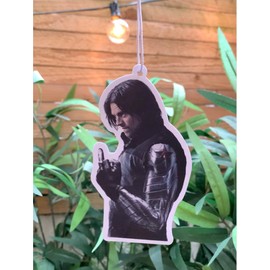 Bucky Barnes Car Air Freshener | Ocean Scented | White Wolf | Winter Soldier | Marve Gifts | Funny Novelty Gifts