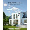 Xega Solar Surveillance Camera Outdoor Wireless 2K Super HD PTZ