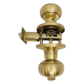 RI-KEY SECURITY - 10 x Door Knob Lock Entry Keyed Cylinder 3 Keys Exterior Interior Sc1 SB