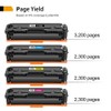 Compatible with HP CF500X Color Toner Cartridge for HP 202X