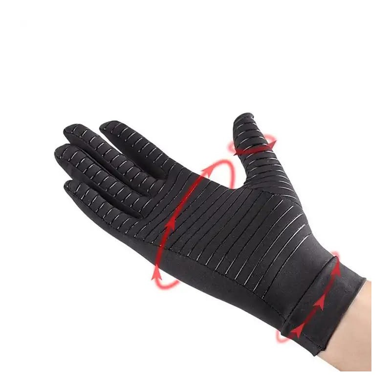 Jesata 1 Pair Full Finger Compression Arthritis Gloves | Breathable