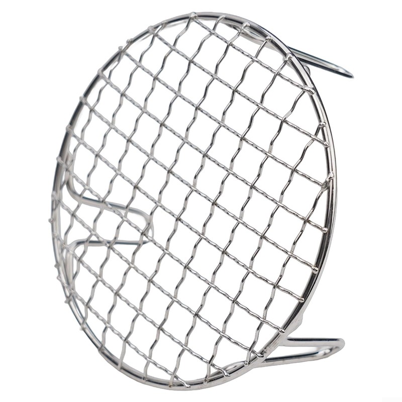 Round Cooling Rack, Portable Stainless Steel Cooking Grate BBQ Grill