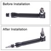 wirepool Double-Headed L-Shaped Socket Wrench Extension Handle Screwdriver 1/4'' Hex