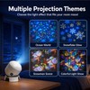 HD Smart Dynamic 5D Holographic Night Light Projector, 360° Rotating