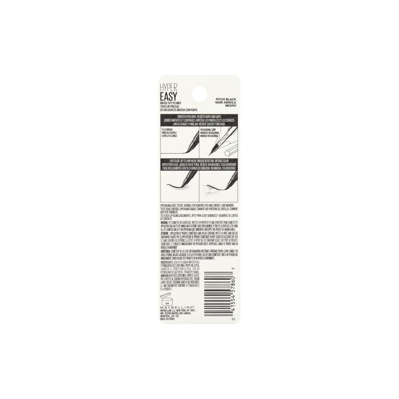 maybelline new york - Delineador de ojos Hyper Easy Liquid