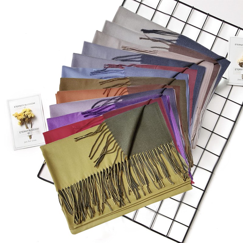 Foresters European Fashion Reversible Scarf for Women | Pure Cashmere