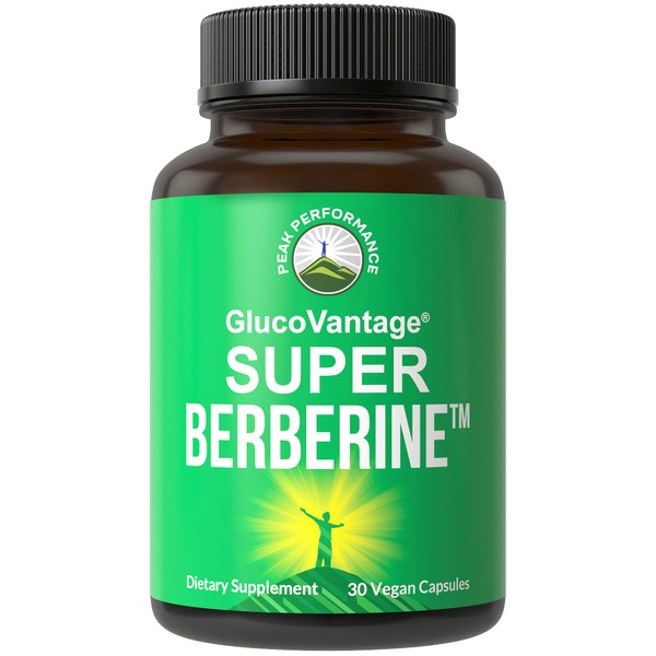 Super Berberine Supplement - Dihydroberberine GlucoVantage® Now 5X More Effective Than Regular Berberine HCL Powder Capsules. for Metabolism Support. Keto Friendly Plus Vegan Extract Pills