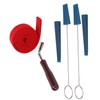 Piano Tuning Tool Temperament Strip Pin Wrench Mutes Musical Instrument