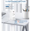 2.5 inch Hole Pop up Outlet for Countertop,20W USB C,4