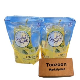 Crystal Light Lemonade Drink Mix - 8.6 oz - 16 ct - 2 pk (32 ct total) packed by TOOZOON