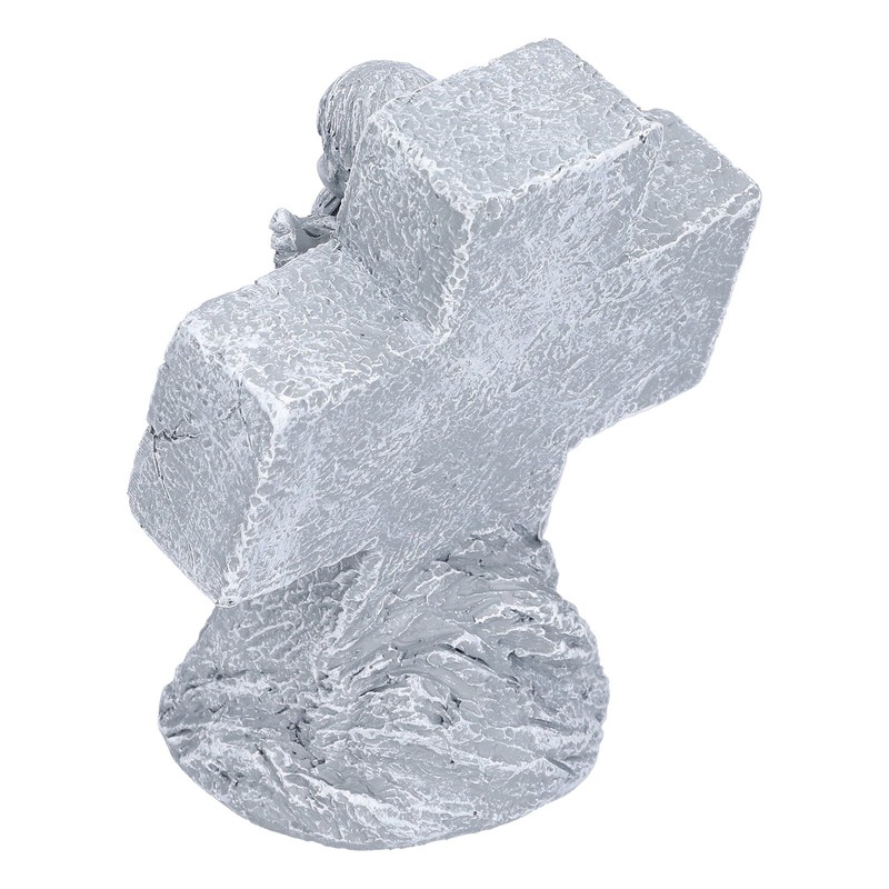 Angel Statue Hollow Design Cute Appearance Environmentally Friendly Resin Light