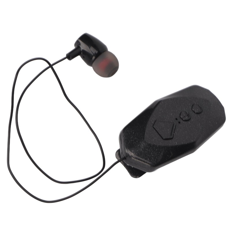 Clip On Wireless Earpiece Single Ear Long Battery Life Power