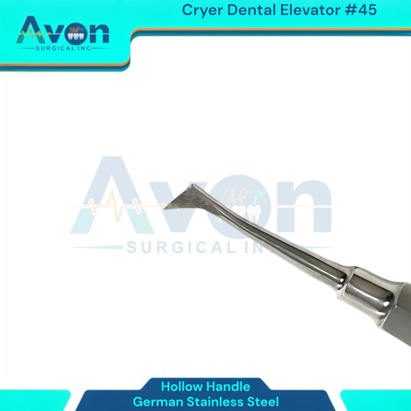Dental Root Tooth Extraction Elevator Pick #45, German Stainless Steel