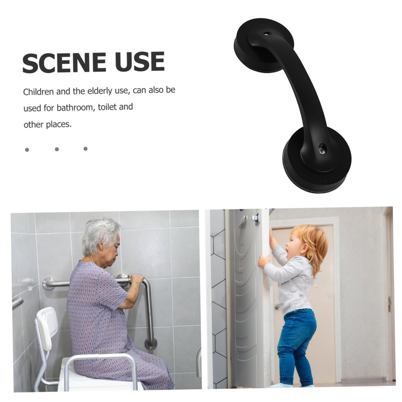 SAFIGLE Shower Grab Bar for Bathroom Durable Suction Cup Handrail