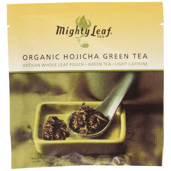 Mighty Leaf Organic Hojicha Green Tea, 100 Tea Pouches