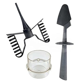 KIT BIMBY TM21 RICAMBI BICCHIERINO DOSATORE CON FARFALLA E SPATOLA COMPATIBILE