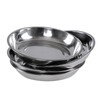 Xyskin Stainless Steel Serving Dinner Plates Tableware, Round Serving Platter