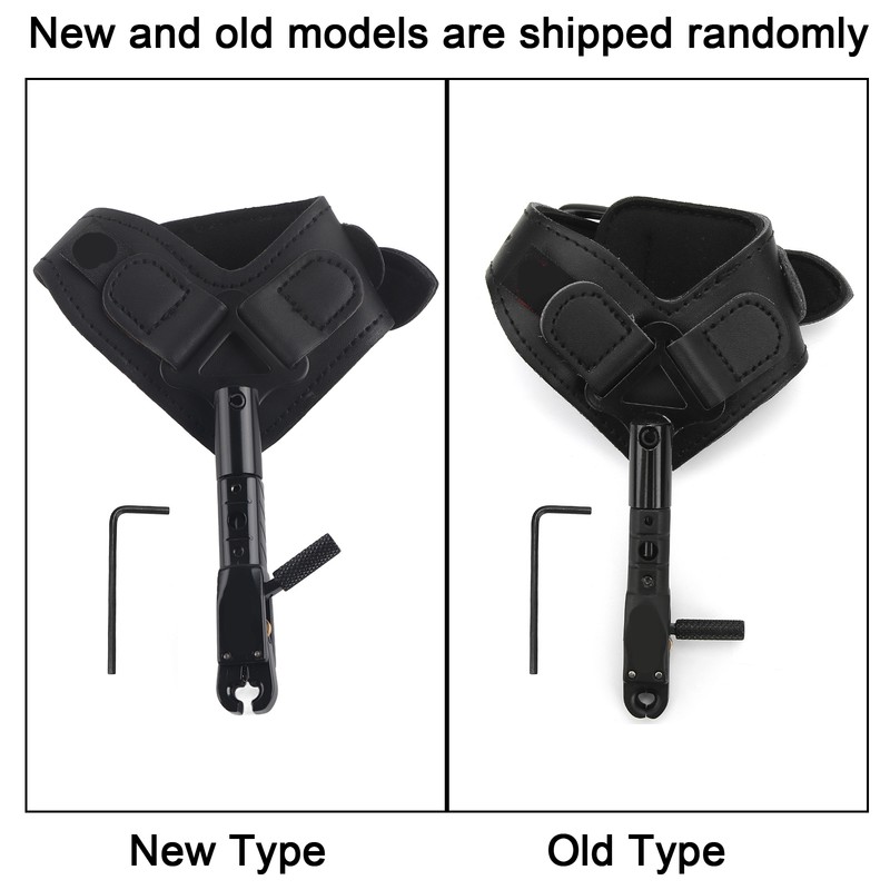 Wrist Strap Bow Release Aid Adujustable PU Outdoor Hunting Arrow