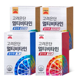 Korean Eundan Multivitamin All-in-One 60 Tablets (Choose 2 out of 4 types), 2 pieces