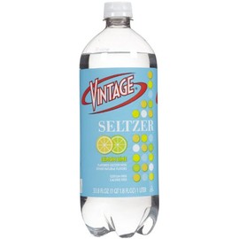 Vintage Seltzer Water - Lemon Lime - 33.8 Oz (Pack of 12)