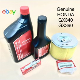 Honda Genuine Honda Maintenance TUNE UP KIT GX340 GX390 Filter Spark Plug 11HP  13HP