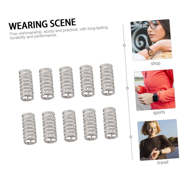 BIUDECO 10pcs Replaceable Watch Connectors Decorative Adapters for and Bands