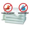 Community Wipe Clean Mattress and Pillow Protector Set Single Bed