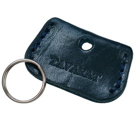 TAVARAT Key Cover, Genuine Leather, Key Cap, Made in Japan, Himeji Leather, Key Cover with Double Cans (Large-Navy), Large Size, Navy