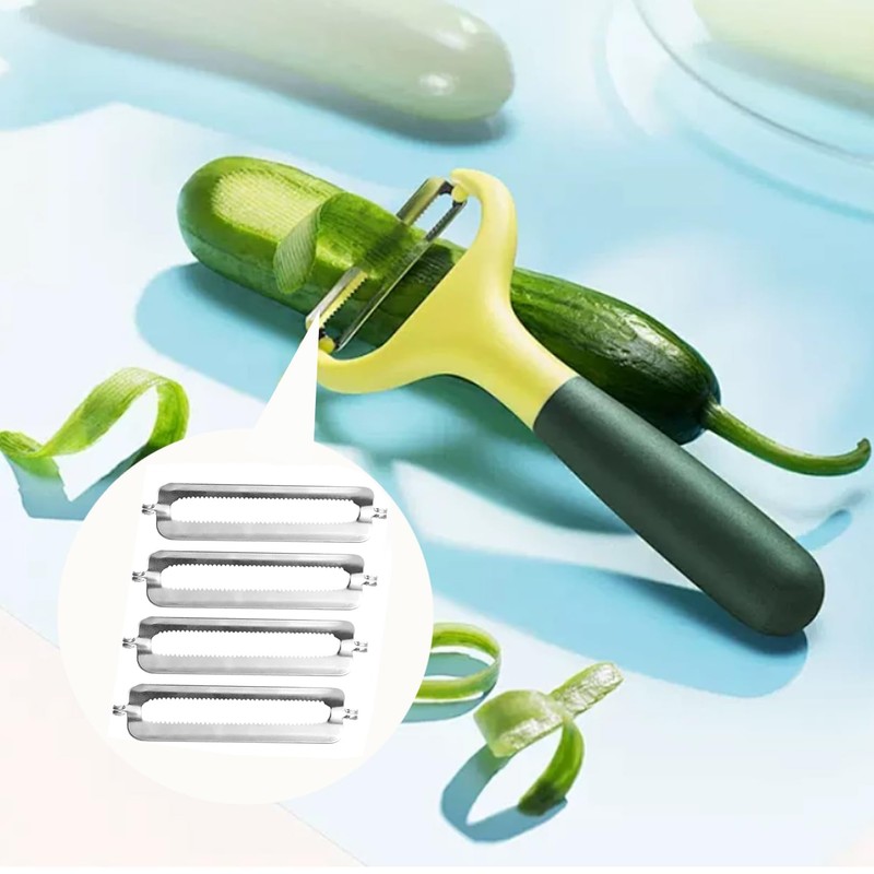 Pack of 4 Peeler Replacement Blade, Peeler, Replacement Blades for