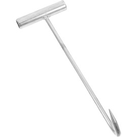 GLEAVI Schachthaken T-Griff Edelstahl Schweres Hebewerkzeug zum Öffnen von Schächten für die Wartung und Komfortgriffe für den Außenbereich