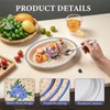 30PCS Oval Paper Plates, 10.55" x 8" Everyday Disposable Plates,