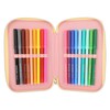 Depesche 12378 TOPModel Hippie Heart - Filled 3-Compartment Pencil Case
