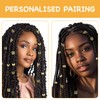 Landrain Pack of 90 Hair Accessories, Gold, Adjustable Dreadlocks Jewellery