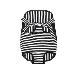 Leconpet Pet Carrier Backpack, Legs Out Adjustable Pet Front Cat Dog Carrier Backpack, Easy-Fit Dog Travel Backpack Carrier for Hiking Camping for Small Medium Puppies Cats (L, Black Stripes)