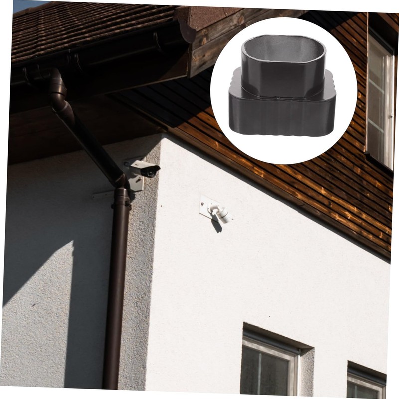 DOITOOL Sturdy Rain Gutter Downspout Adapter Easy Install Gutter Drainage