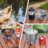 WADEO 3900W Windproof Camping Stove with Piezo Ignition & Two