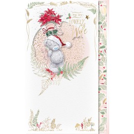 Me To You Bear Lovely Wife Handmade Christmas Card