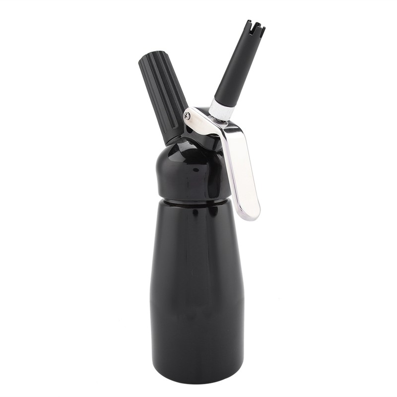 250mL Portable Red Aluminum Whipped Dessert Cream Butter Dispenser Whipper