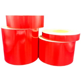 Nikalite Red Reflective Tape Type 2 Super Engineer Grade 1"" 2"" 4"" 6"" Nikkalite Retroreflective Glassbead SEG (2"" x 20'), Red_SEG-2.20