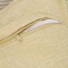 Madizz Set of 2 Linen Cushion Covers with Wide Edge,