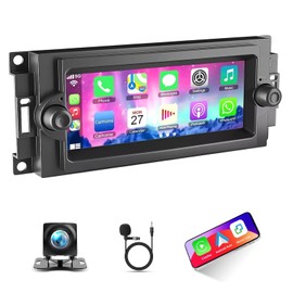 6.86" Double Din Car Radio Stereo for Jeep Wrangler 2003-2006 Grand Cherokee 1999-2004 for Chrysler 300 Town & Country 2002-2008 Android 13 Wireless Carplay Android Auto Touch Screen Car Radio